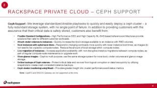 Rackspace Private Cloud Powered by OpenStack v11.1 Webinar