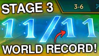 11 UNITS ON STAGE 3 "WORLD RECORD" | TFT SET 10