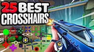 THE BEST 25 Crosshairs To USE In VALORANT (With Codes)