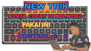 Fungsi Ctrl A-Z pada Microsoft Word || Fungsi Ctrl pada Keyboard Laptop || Firdus Komputer