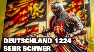 Deutschlands Aufstieg 1224 #1 | Sehr Schwer - Zerstörte Welt | Knights of Honor 2 Sovereign Deutsch