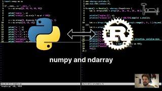 19. numpy and ndarray - From Python to Rust