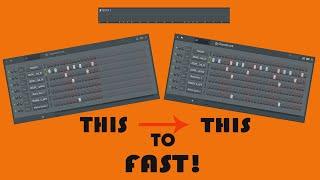 How to *DUPLICATE* channel rack patterns in *FL STUDIO* (under 1 minute tutorial)
