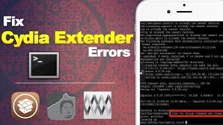How to Fix Common Cydia Extender & mTerminal Errors | Fix iOS 10.2 Jailbreak Errors