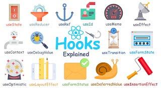 ALL React Hooks Explained in 12 Minutes