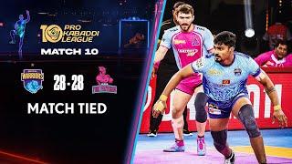 Bengal Warriors & Jaipur Pink Panthers Settle For First Tie of PKL 10