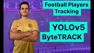 Football Players Tracking | YOLOv5 + ByteTRACK | Google Colab | step-by-step Tutorial