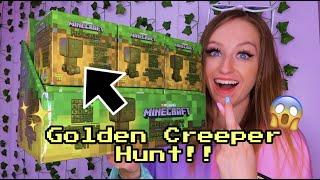 Unboxing an ENTIRE BOX of Minecraft Dig Kits!!*RARE GOLDEN CREEPER HUNT!!* (ASMR)