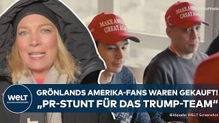 GRÖNLAND: Trump-Skandal aufgedeckt! Bedürftige als Amerika-Fans inszeniert und mit Essen gekauft