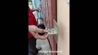 தமிழ் How to install automatic swing gate opener.