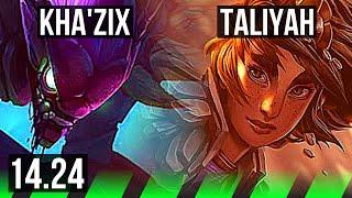 KHA'ZIX vs TALIYAH (JGL) | KR Challenger | 14.24