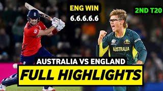 Full Highlights | England Vs Australia 2nd T20 Match 2024 | AUS VS ENG