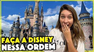 A ORDEM PERFEITA PRA FAZER OS PARQUES DA DISNEY EM ORLANDO