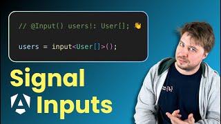 Input Signals in Angular 17.1 - How To Use & Test