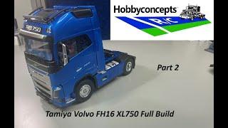 1/14 Tamiya Volvo FH16 XL750 - Part 2 - Full Build