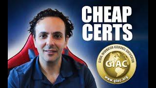 3 Ways to get SANS GIAC certified CHEAPER