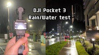 DJI Pocket 3 - IN THE RAIN vs iPhone 14 Pro (Water Resistance and Low Light Test)
