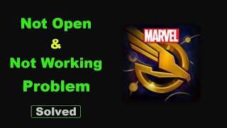 Fix MARVEL Strike Force App Not Working / Loading / Not Open Problem Solutions in Android Phone