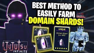 How To FARM DOMAIN SHARDS In Jujutsu Infinite!