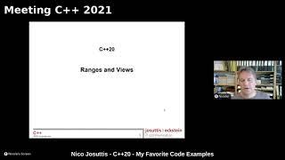 Nico Josuttis - C++20 - My Favorite Code Examples - Meeting C++ 2021