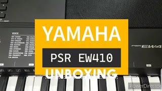 YAMAHA PSR EW410|Unboxing