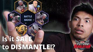 Safe to dismantle badges? BATTLE BADGE GUIDE - Marvel Future Revolution