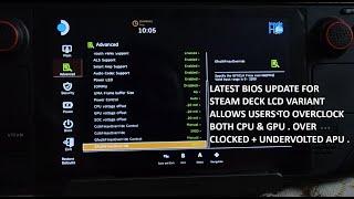 How to Switch to Steam OS Main Channel | Update BIOS | Downgrade | Overclock APU of Steam Deck LCD