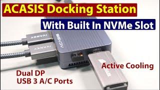 The Acasis TBU405 Plus Docking Station With NVMe SSD!