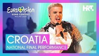 Baby Lasagna - Rim Tim Tagi Dim | Croatia  | National Final Performance | Eurovision 2024