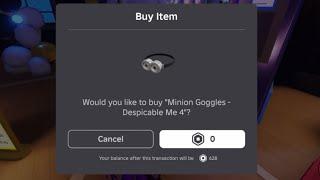 Sniping Minion Goggles UGC LIMITED (FREE)