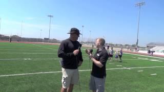 Hillcrest Head Football Coach Andy Todd after Independence Scrimmage