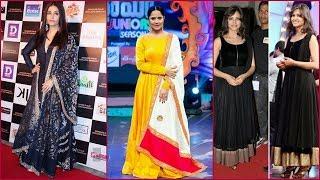 Latest Bollywood Actress  Designer Anarkali suits | Fashion Fiesta