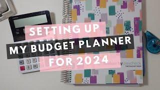 Setting Up The Budget Mom Budget By Paycheck Workbook 2024 | Budget Planner Setup