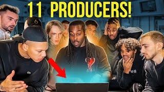 11 Producers Collab On a Beat… GONE WRONG (Pass the Beat Challenge)