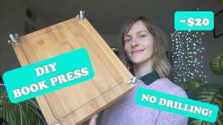 DIY Book Press - No drilling required!