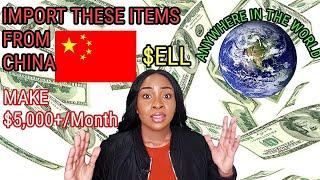 10 MOST PROFITABLE Items to Import From China  & sell online ANYWHERE in the world  in 2023   #2