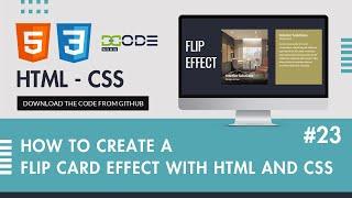 Amazing HTML and CSS Trick: How to Make a Flip Card on Hover! | CSS Flipping Animation