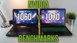1060 vs 1070 - Laptop Graphics Comparison Benchmarks