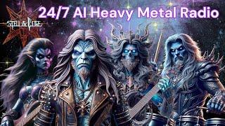 Stellar Core's AI-Generated Heavy Metal Trilogy 24/7 Live Stream: Technological Evolution in Music