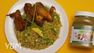 Simple Fried Rice Recipe with Miss Cookie Chicken Mix