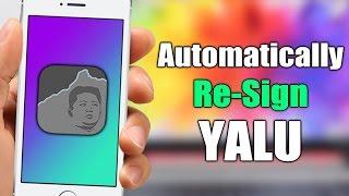 How To Automatically Re-Sign The YALU App (No Computer)