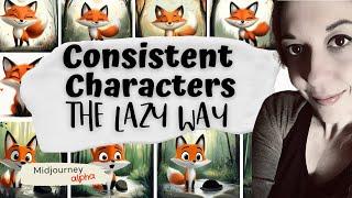 How To Create Consistent Characters in Midjourney ALPHA - The LAZY Way!