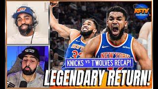 Knicks vs Wolves: Karl Anthony Towns' Masterclass Reactions