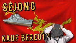 World of Warships Legends -SEJONG - Tier 8 - Kauf bereut?![deutsch/ gameplay]