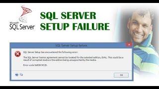 HOW TO FIX SQL SERVER SETUP FAILURE