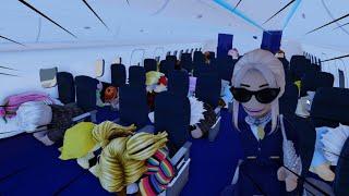 OUR PLANE HAD TO EMERGENCY LAND *Cabin Crew Simulator* Ep7 | roblox