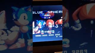 Sonic 1 cartridge in Sonic & Knuckles - Get Blue Spheres! - Sega Mega Drive