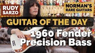 Guitar of the Day: 1960 Fender Precision Bass | Guest Host: Rudy Sarzo