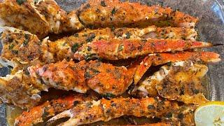 The BEST King Crab Recipe | Garlic Butter Sauce | How To Make King Crab