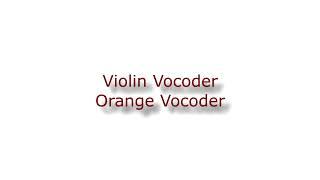 Violin Vocoder Audio Effect